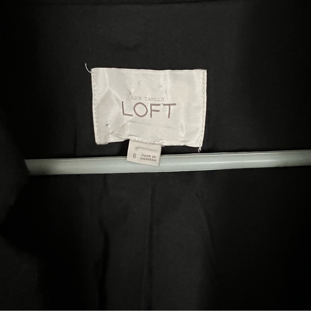 LOFT Black Notchless Single-Button Blazer - Picture 5 of 5